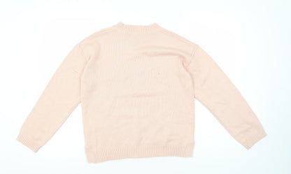 Mint Velvet Girls Pink Pullover Jumper, Long Sleeve, 11 Years