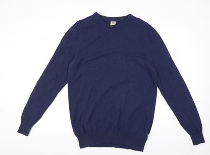 Timberland Men's Blue Crew Neck Pullover Jumper, M