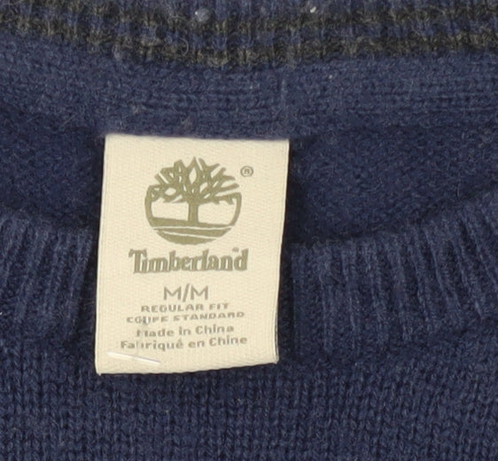 Timberland Men's Blue Crew Neck Pullover Jumper, M