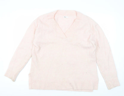 Womens UK Size S YERSE Pink Pullover Jumper