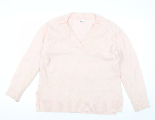Womens UK Size S YERSE Pink Pullover Jumper