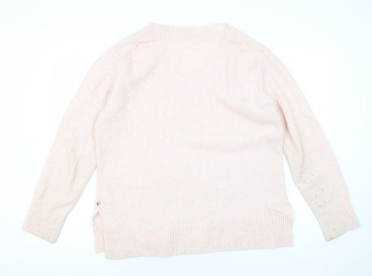 Womens UK Size S YERSE Pink Pullover Jumper