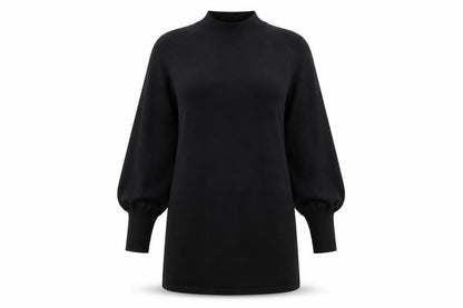 Womens UK Size S InWear Black Tunic Jumper