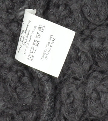 Womens UK Size M River Island Grey Cardigan Jumper