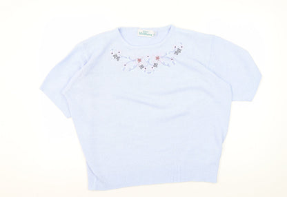 Womens UK Size L Honor Millburn Blue Pullover Jumper