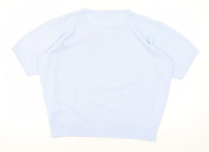 Womens UK Size L Honor Millburn Blue Pullover Jumper