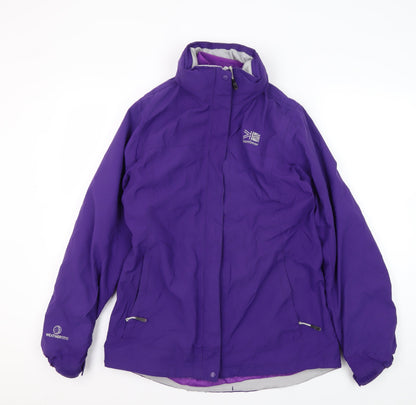 Karrimor Women's Purple Regular Fit Jacket Size 10