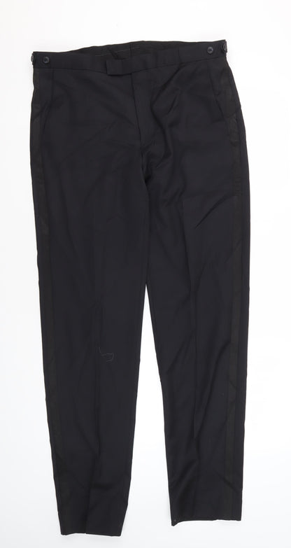 Marks and Spencer Men's Black Dress Pants, Size 34