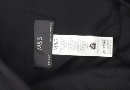 Marks and Spencer Men's Black Dress Pants, Size 34