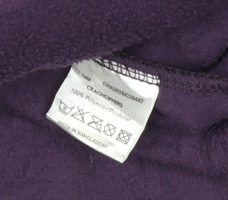 Craghoppers Women's Purple Fleece Pullover Sweatshirt UK 12