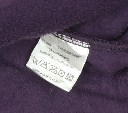 Craghoppers Women's Purple Fleece Pullover Sweatshirt UK 12