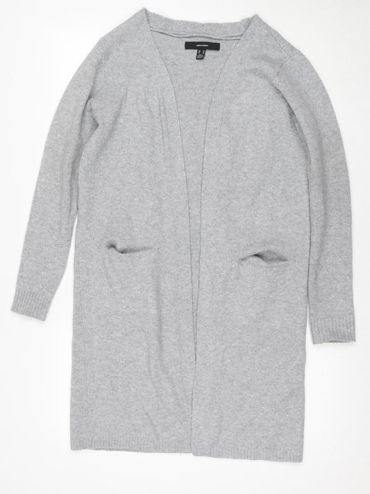 Womens UK Size 2 VERO MODA Grey Cardigan Jumper