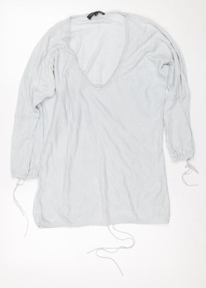 Womens UK Size M Great Plains Blue Basic Blouse