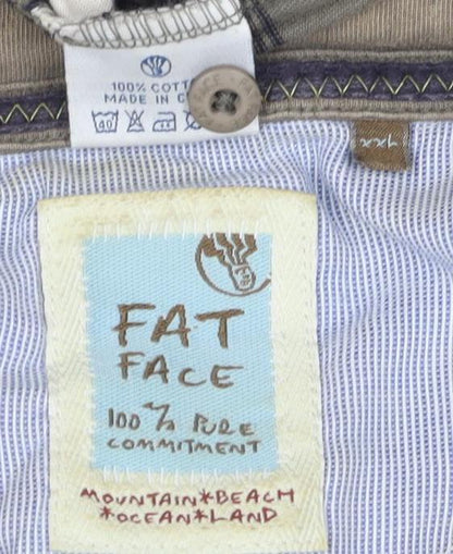 Fat Face Men's Multicoloured Striped Polo, L, Casual