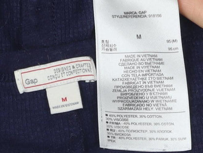 Gap Women’s Blue Henley Long Sleeve Shirt M