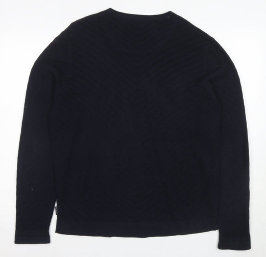 Ted Baker Men's Black Pullover Jumper Size S