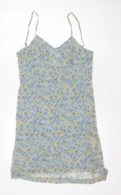 Jigsaw Women's Blue Floral Slip Dress, Size 2