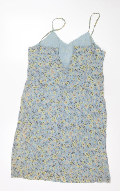 Jigsaw Women's Blue Floral Slip Dress, Size 2