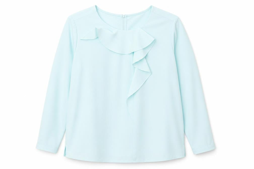 Womens UK Size 14 John Lewis Blue Ringer Blouse