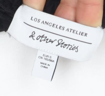 For Love & Lemons Women's Black Cropped Blouse - Size S