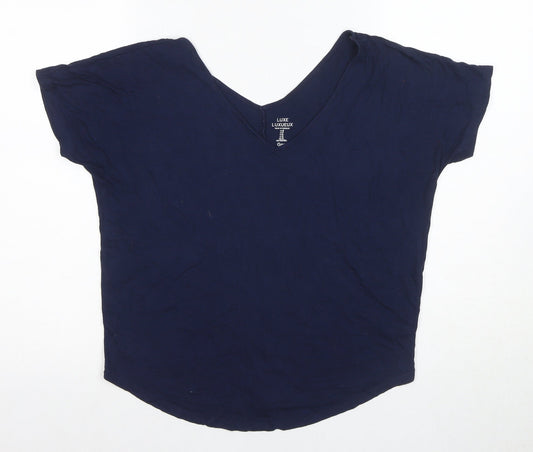 Gap Women's Blue Basic T-Shirt, Size S