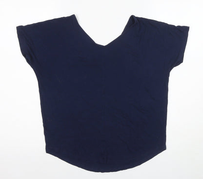Gap Women's Blue Basic T-Shirt, Size S
