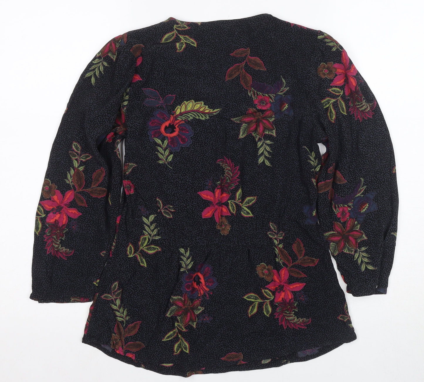 Womens UK Size 8 Fat Face Multicoloured Wrap Blouse
