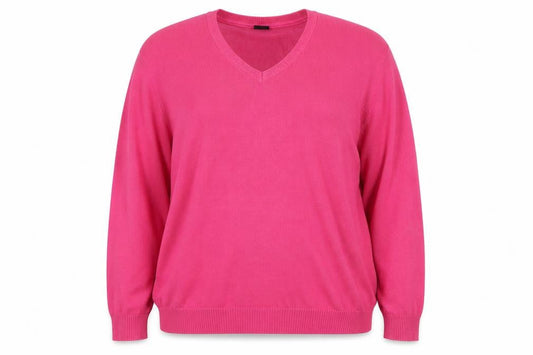 Womens UK Size 2XL Cotton Traders Pink Pullover Jumper
