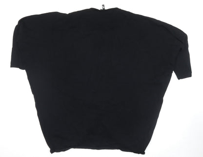 Miss Baron Women's Black Cape Jumper Size XL
