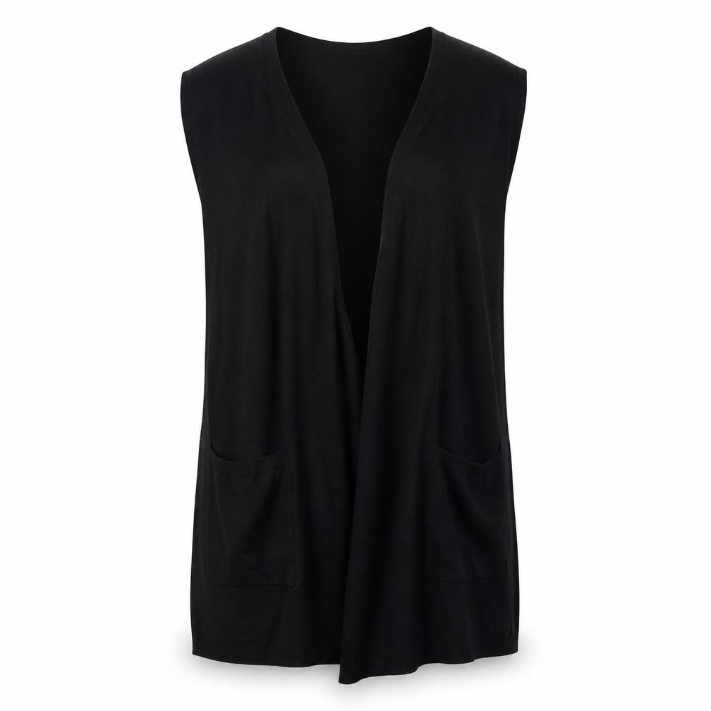 Womens UK Size 8 Capsule Black Cape Jumper