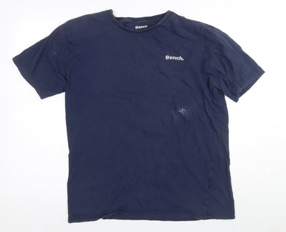 Mens UK Size L Bench Blue  T-Shirt