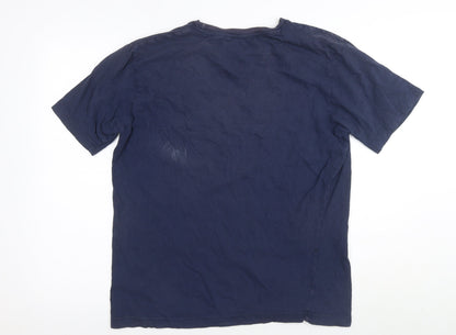 Mens UK Size L Bench Blue  T-Shirt