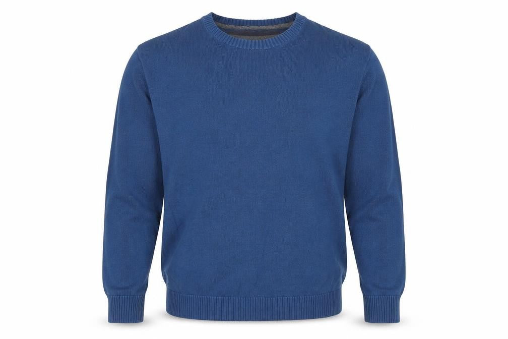 Mens UK Size XL Marks and Spencer Blue Pullover Jumper