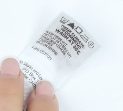 Marks and Spencer Men's Blue XL Pullover Jumper