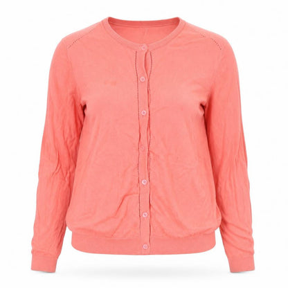 Gap Women's Pink Cardigan M - Casual Spring Knitwear