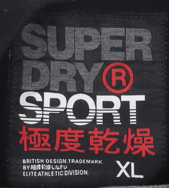 Superdry Men's XL Black Pullover Sweatshirt