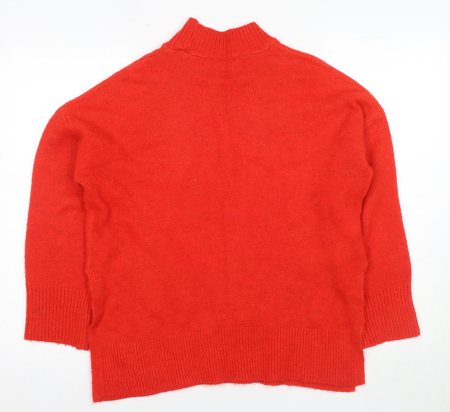 Womens UK Size S MNG Red Pullover Jumper