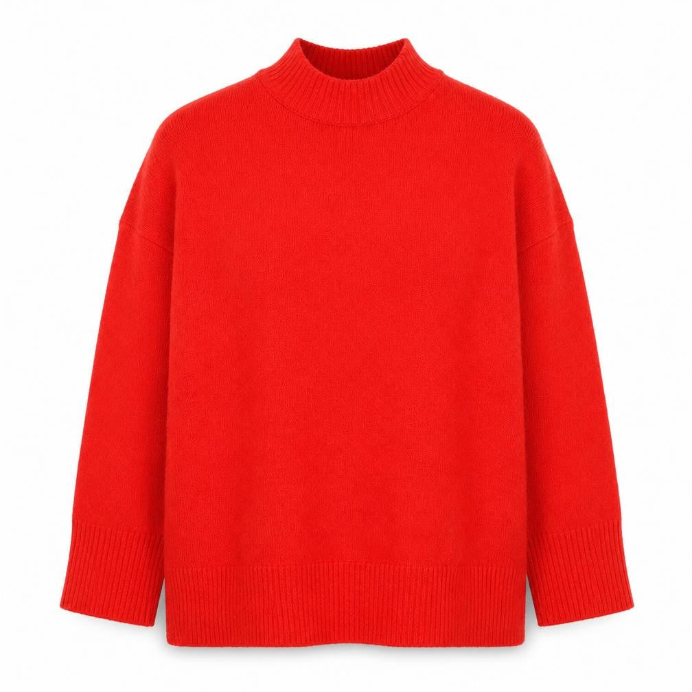Womens UK Size S MNG Red Pullover Jumper