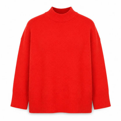 Womens UK Size S MNG Red Pullover Jumper