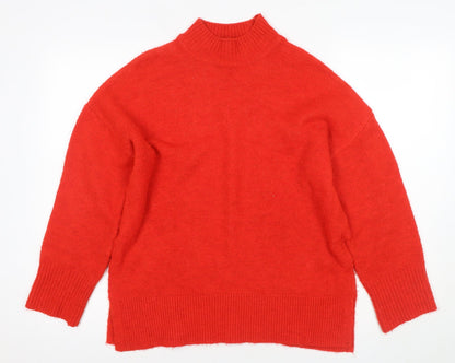 Womens UK Size S MNG Red Pullover Jumper