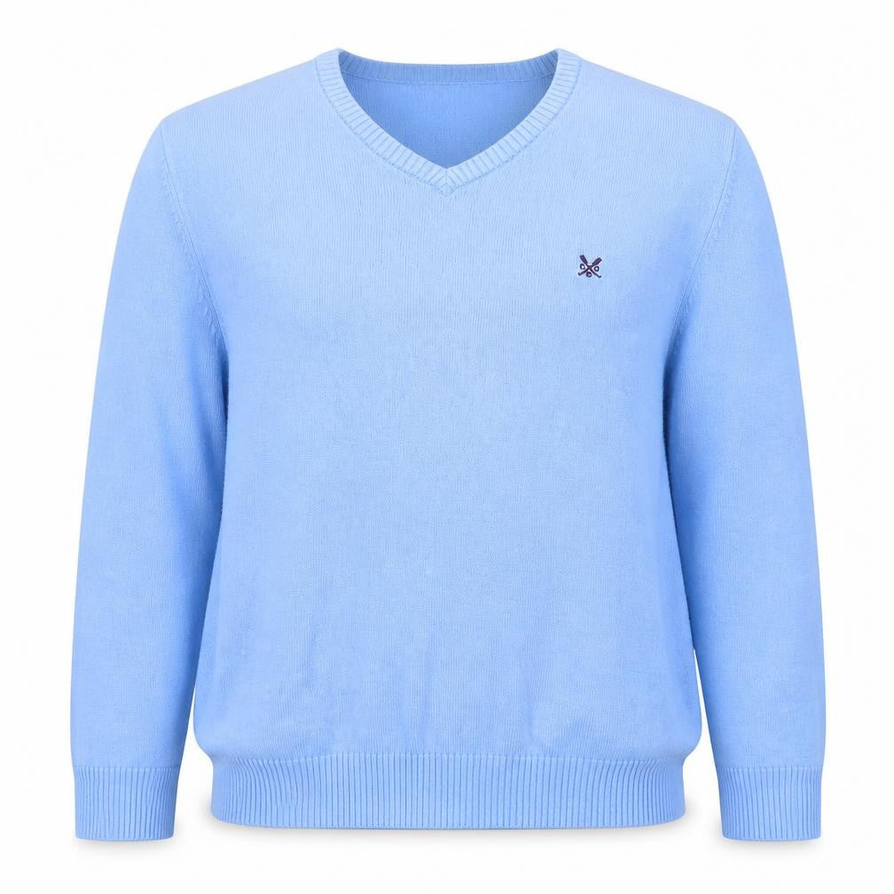 Mens UK Size M J.CREW Blue Pullover Jumper