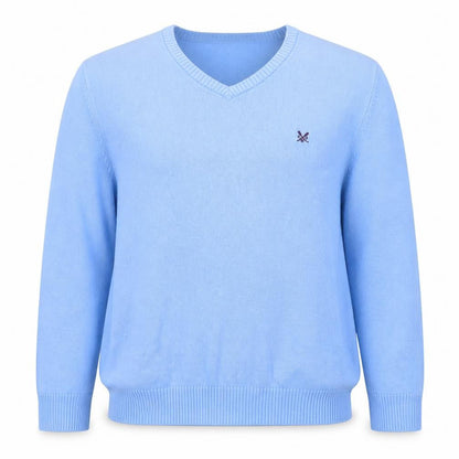 Mens UK Size M J.CREW Blue Pullover Jumper