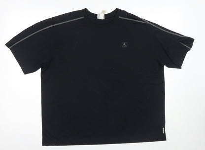 Decathlon Men's Black L Quick Dry T-Shirt