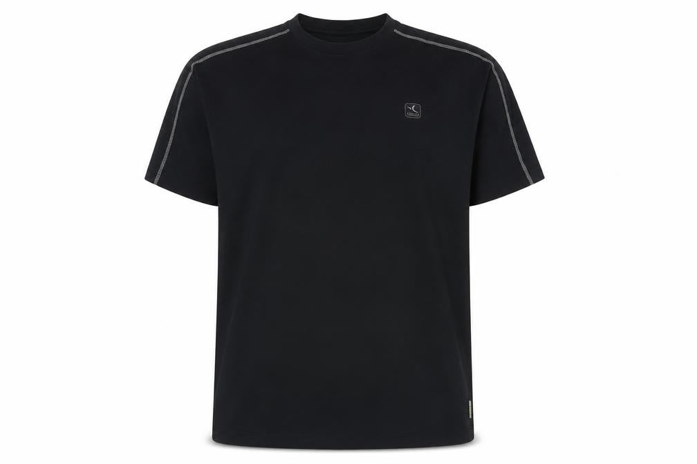 Mens UK Size L DECATHLON Black  T-Shirt