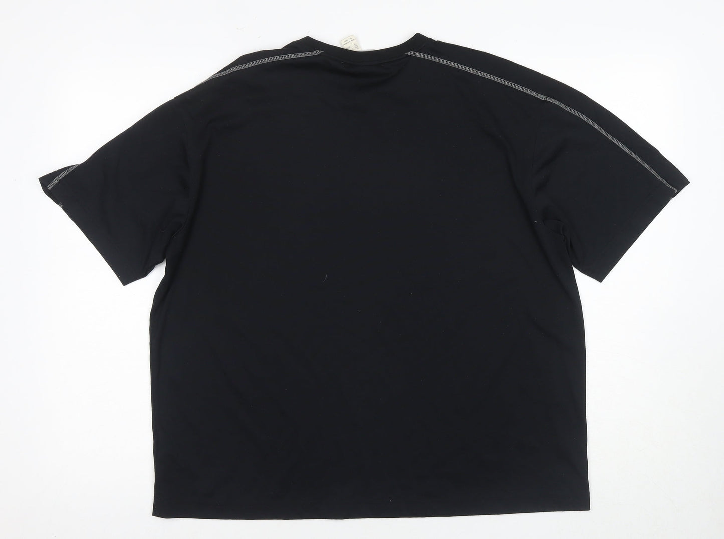 Decathlon Men's Black L Quick Dry T-Shirt