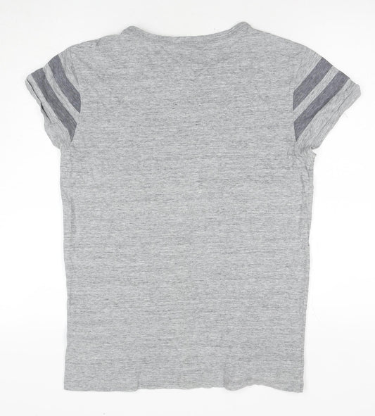 Mens UK Size S Hilfiger Denim Grey  T-Shirt