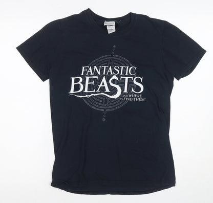 Fantastic Beasts Black Men's Small Graphic T-Shirt