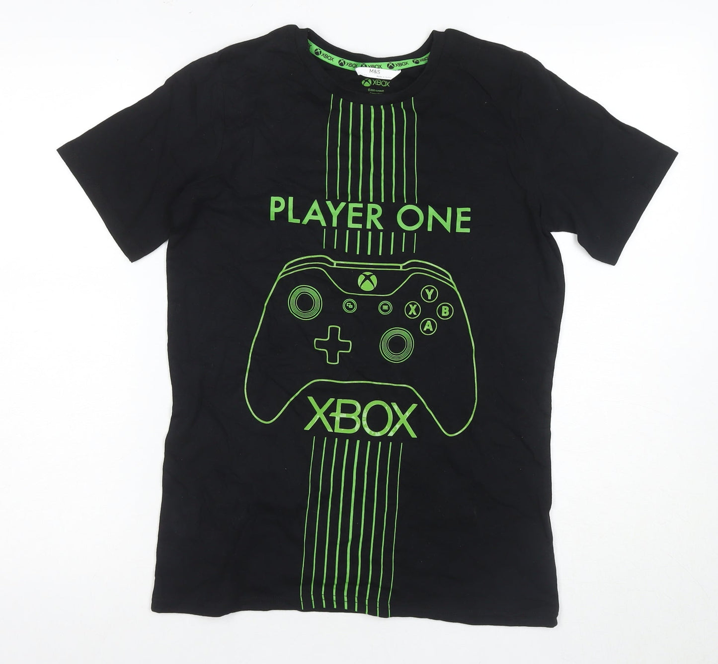Marks and Spencer Boys Black Xbox Graphic T-Shirt 10-11 Years