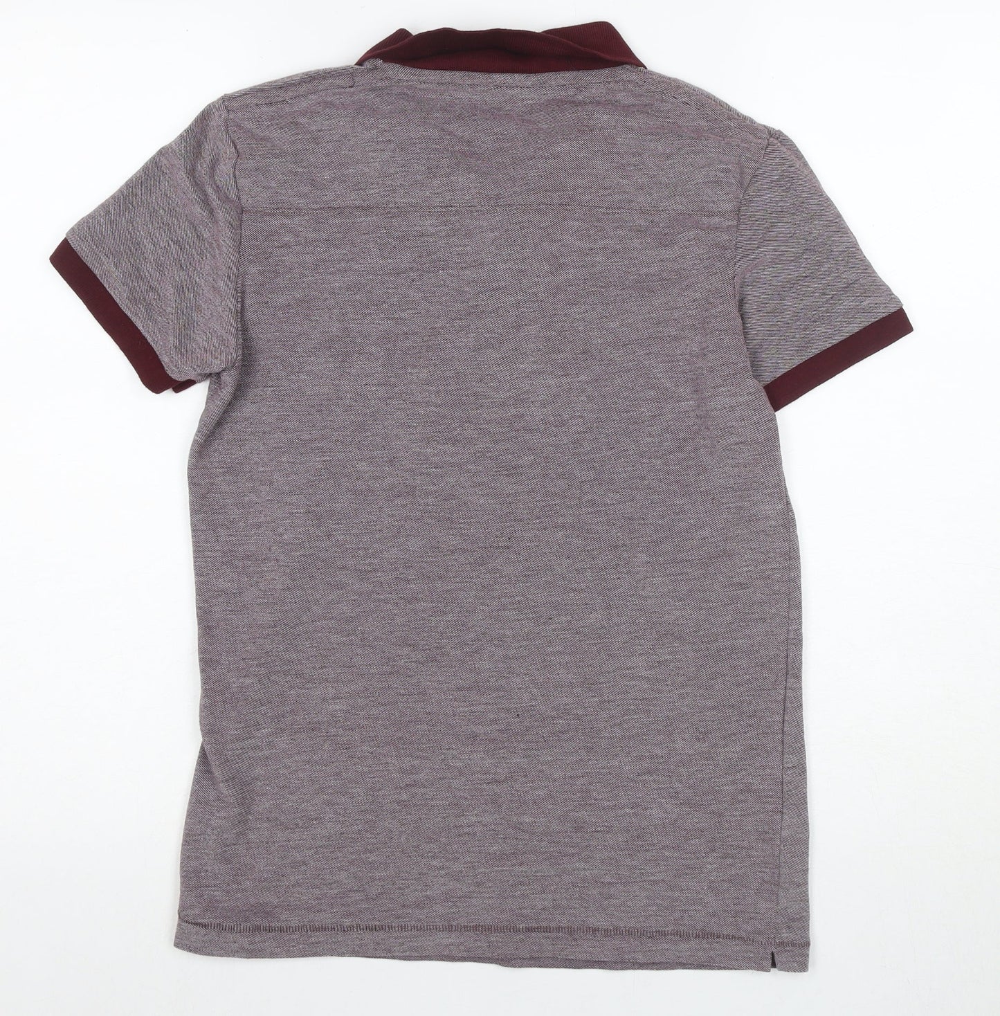 French Connection Men's Grey Polo Shirt S, Slim Fit