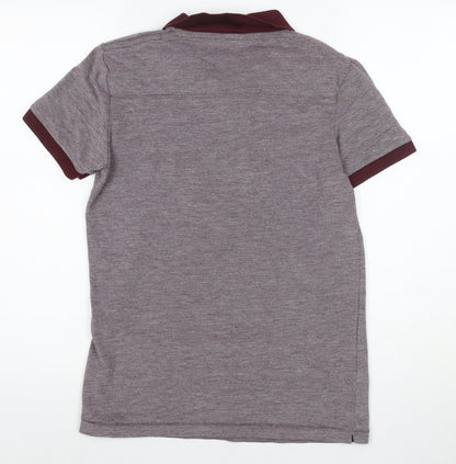 French Connection Men's Grey Polo Shirt S, Slim Fit